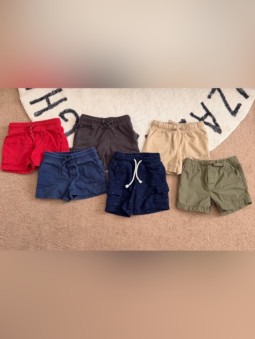 Bundle of 6 Toddler Boy 2T Shorts: Carter's, Cat & Jack